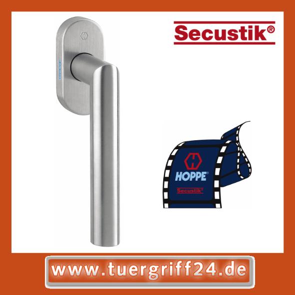 Hoppe Amsterdam Edelstahl Fenstergriff F69 Secustik, Vierkantstift 7/40 mm, E0400/US956, 1980848, EAN 4012789754919